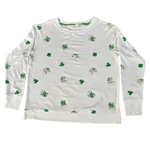 Jane + Delancey St. Patrick’s Day Beer Mug & Shamrock Sweatshirt Small